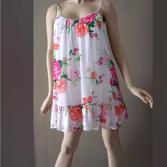 Abercrombie & Fitch Women's Floral Spaghetti Strap Mini Sundress Size S - Picture 8 of 13